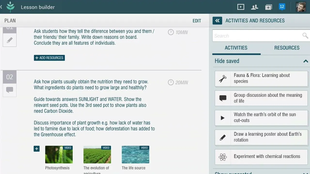 Education Services prototype walkthrough